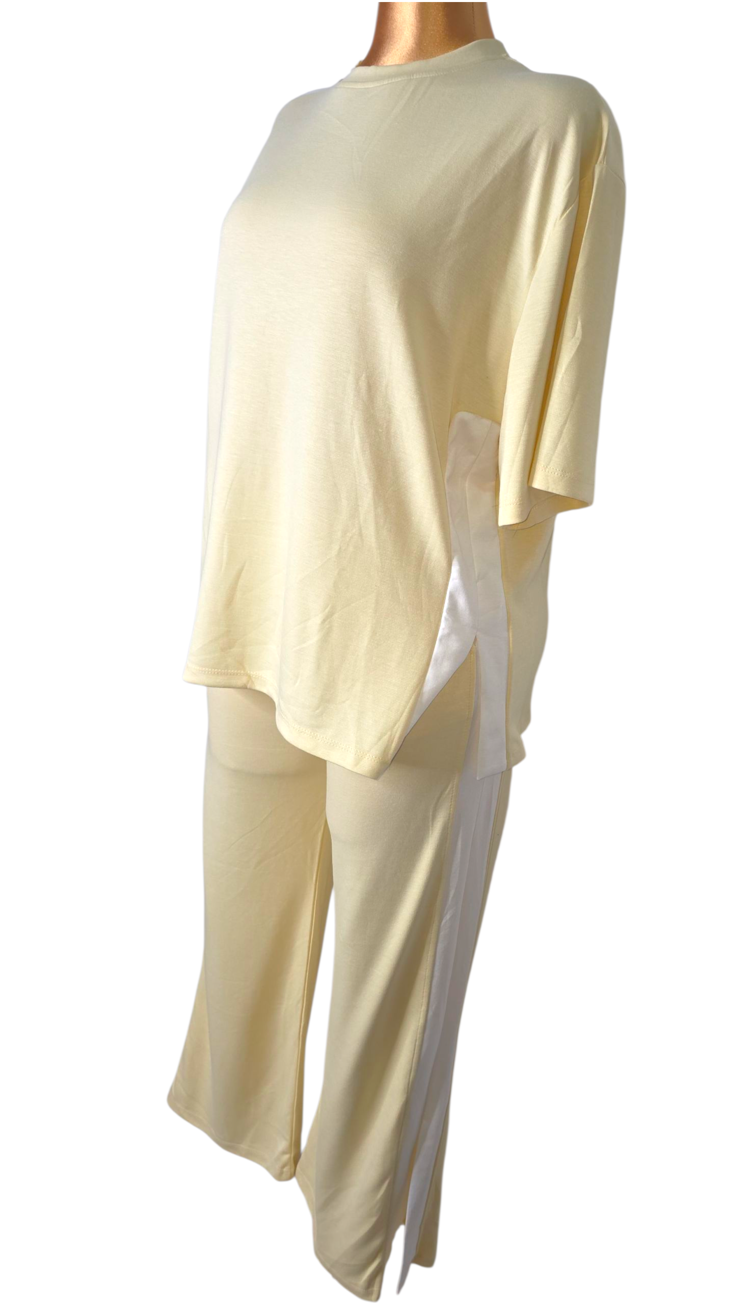Yellow tshirt and pant set